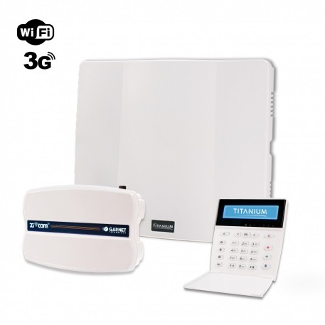 Combo de alarma PC-732T-C con teclado LCD y comunicador 3G-COM