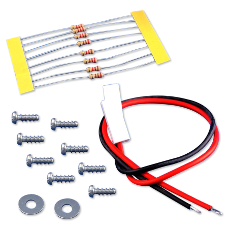 Pack de central (tornillos,resistencias,                            terminales de bateria)
